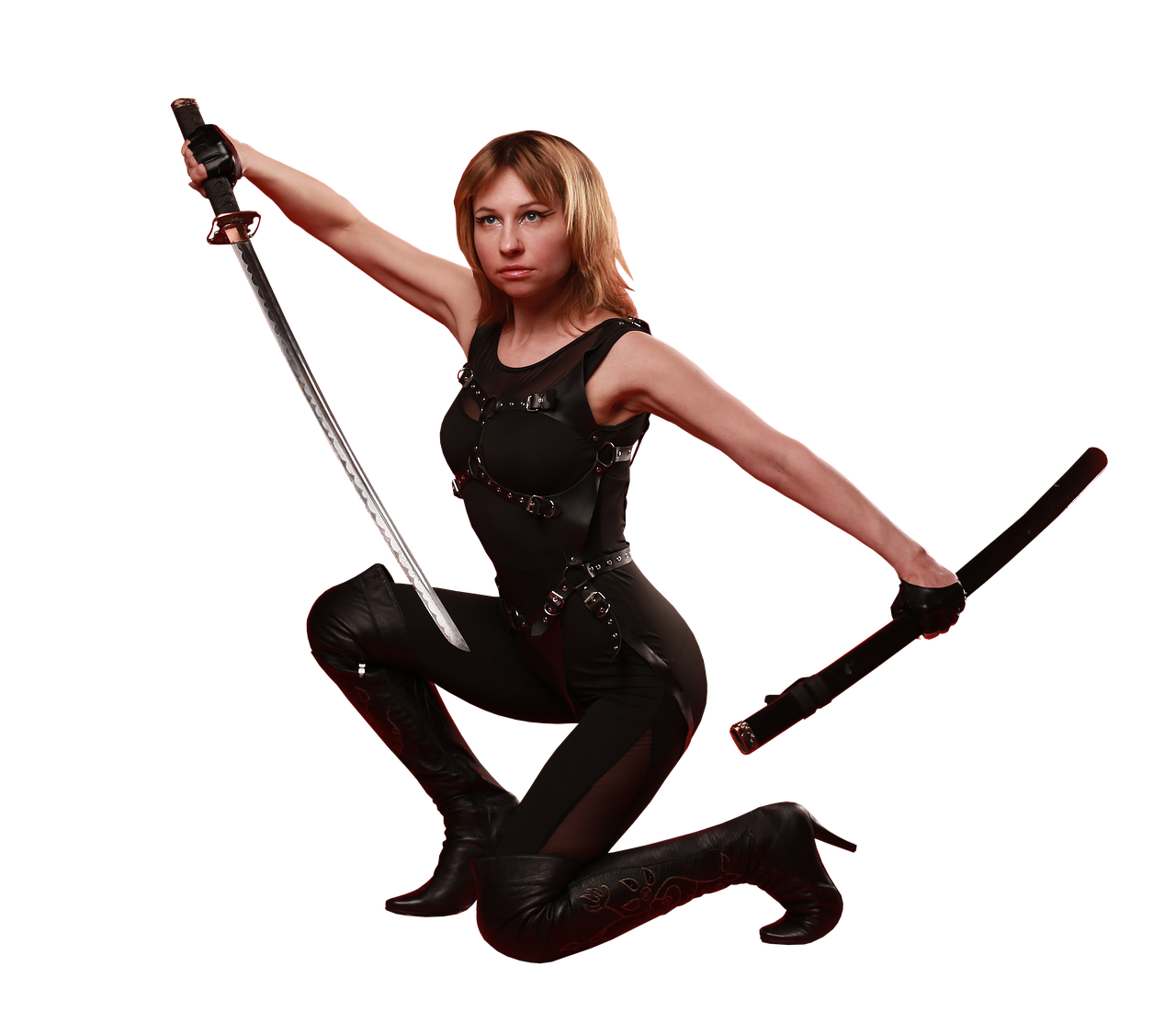 Woman Model Portrait Katana Sword  - Vic_B / Pixabay